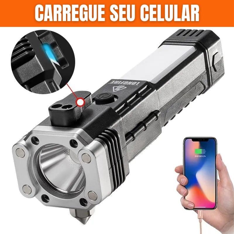 Super Lanterna Tática LaserPro™ 5 em 1 - Ultra Forte