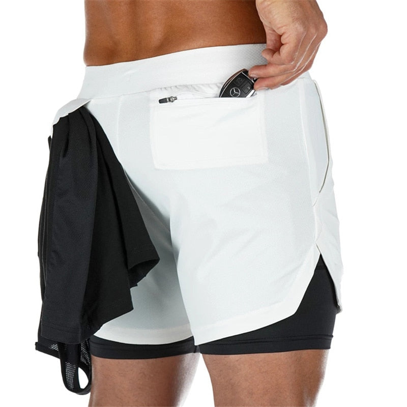 Kit com 4 Shorts Para Treino 2 em 1 Esporte Air Effect