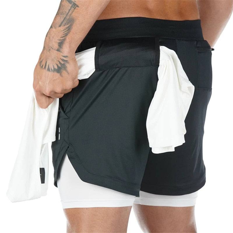 Kit com 4 Shorts Para Treino 2 em 1 Esporte Air Effect