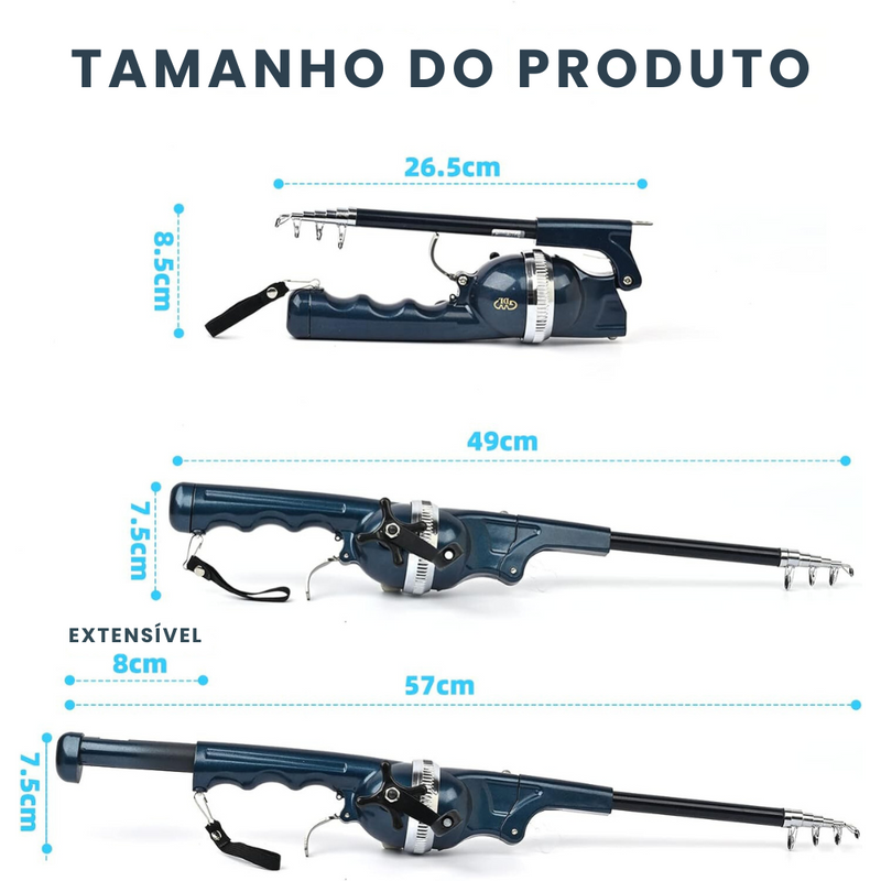 BLISSWILL Torayca Carbon Vara de Pesca Profissional - Portátil e Prática